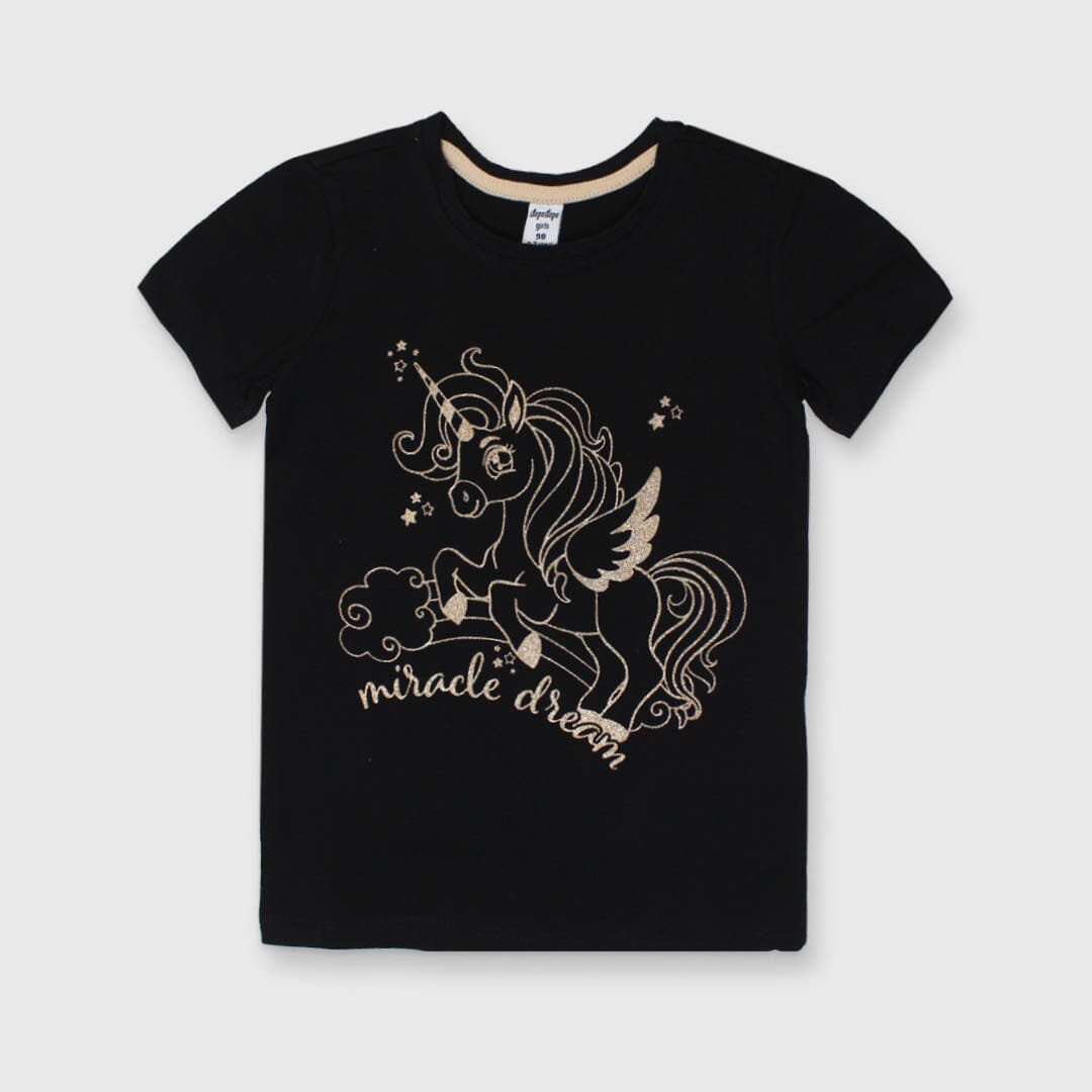 Little Girl Unicorn T-Shirt T-Shirt Iluvlittlepeople 