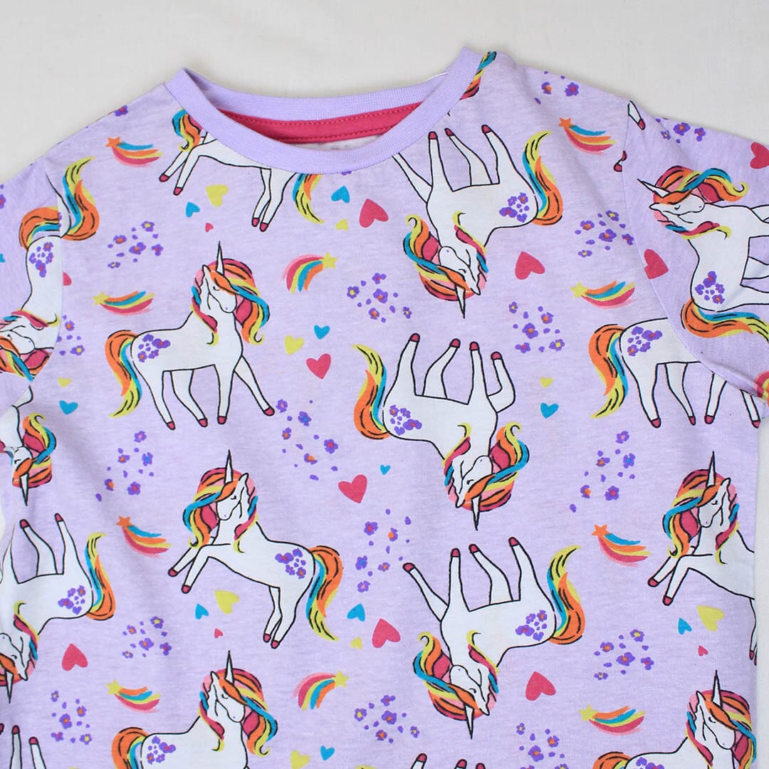 Little Girl Unicorn T-Shirt T-Shirt Iluvlittlepeople 