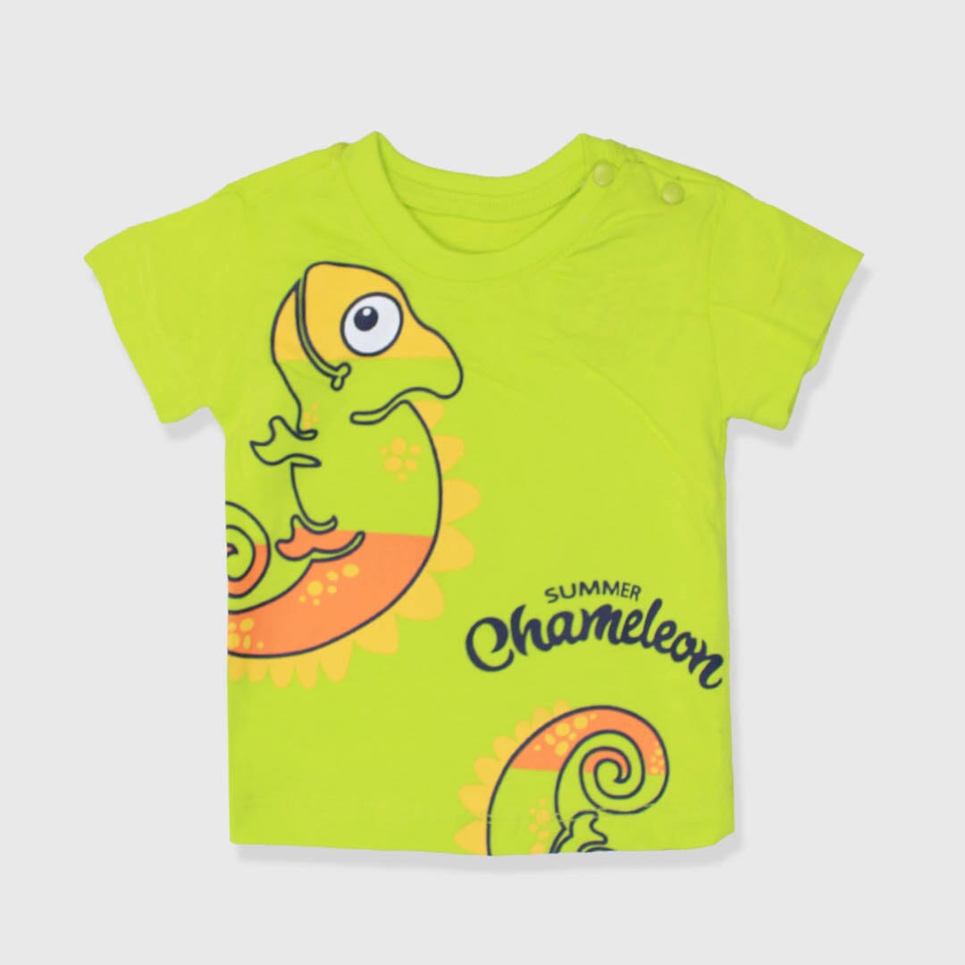 Infants Chameleon T Shirt T-Shirt Iluvlittlepeople 3-6 Month Parrot Green Cotton