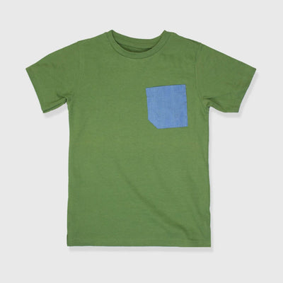 Little Boy T-Shrit T-Shirt Iluvlittlepeople 3-6 Month Green Cotton