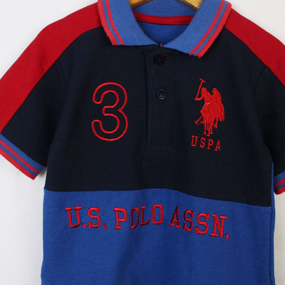 Attractive Blue U.S Polo Boys T-Shirt T-Shirt Iluvlittlepeople 