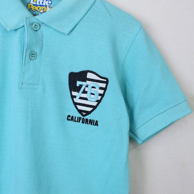 Attractive Aqua Polo Boys T-Shirt T-Shirt Iluvlittlepeople 