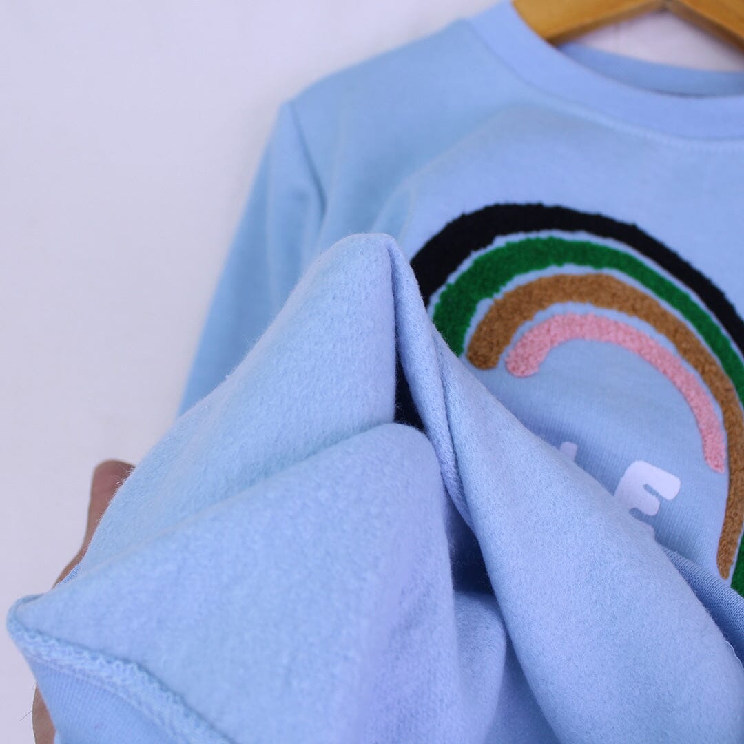 Cute Little Girl Blue Themed Sweat Shirt Sweatshirt Iluvlittlepeople 