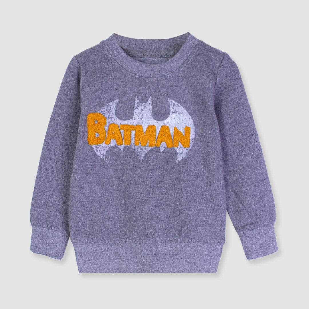 Attractive Grey Themed Sweat Shirt For Boys Sweatshirt Iluvlittlepeople 2-3 Years Grey Winter