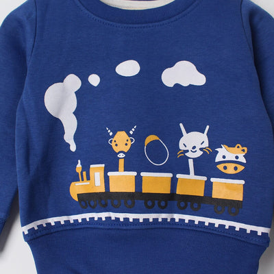 Desire Blue Themed Kids Sweatshirt Sweatshirt Iluvlittlepeople 