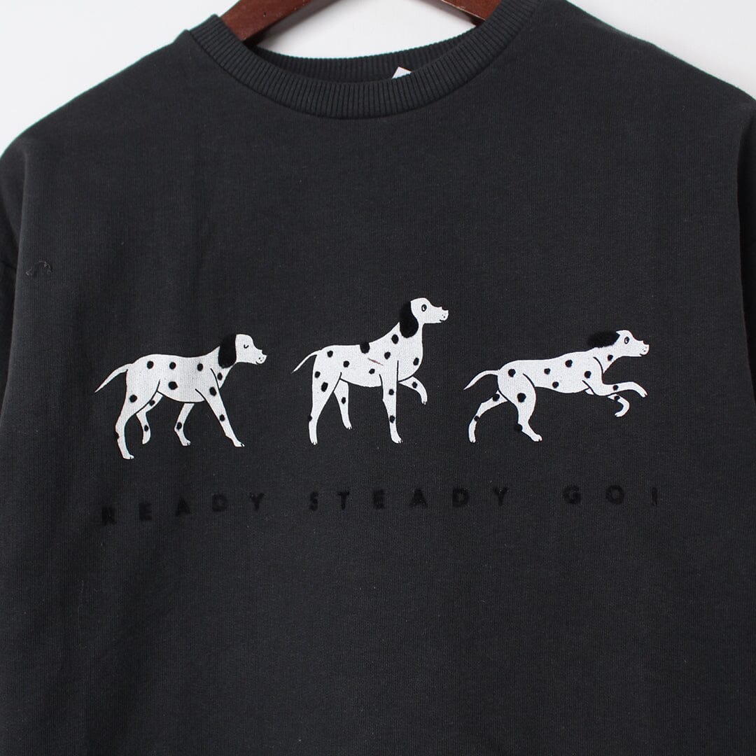 Delighted Black Themed Kids Sweatshirt Sweatshirt Iluvlittlepeople 