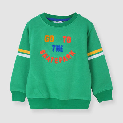 Attractive Green Themed Sweat Shirt For Boys Sweatshirt Iluvlittlepeople 6-9 Months Green Winter