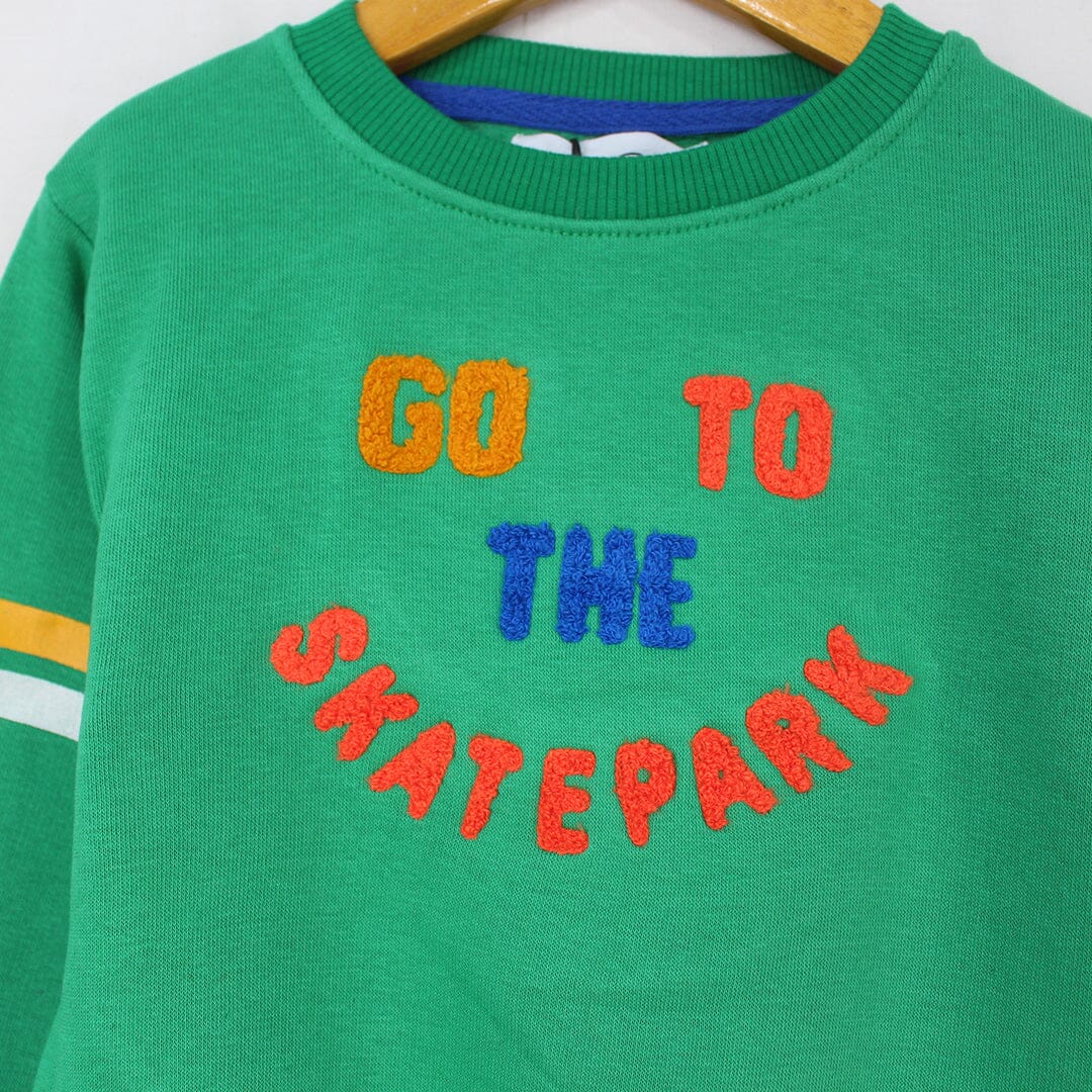 Attractive Green Themed Sweat Shirt For Boys Sweatshirt Iluvlittlepeople 