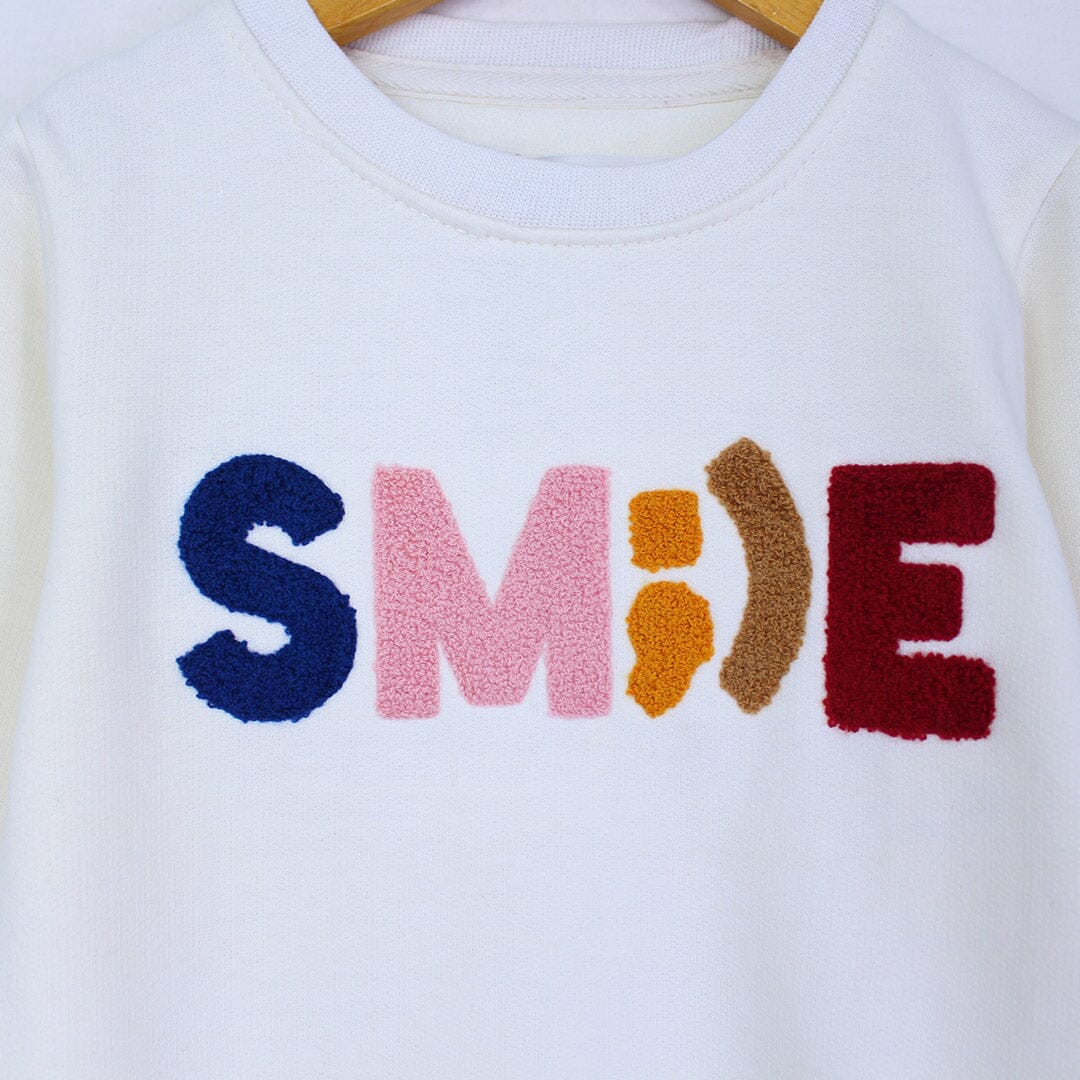 Cute Little Girl Off-White Themed Sweat Shirt Sweatshirt Iluvlittlepeople 