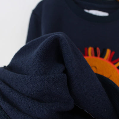 Dashing Blue Themed Kids Sweatshirt Sweatshirt Iluvlittlepeople 