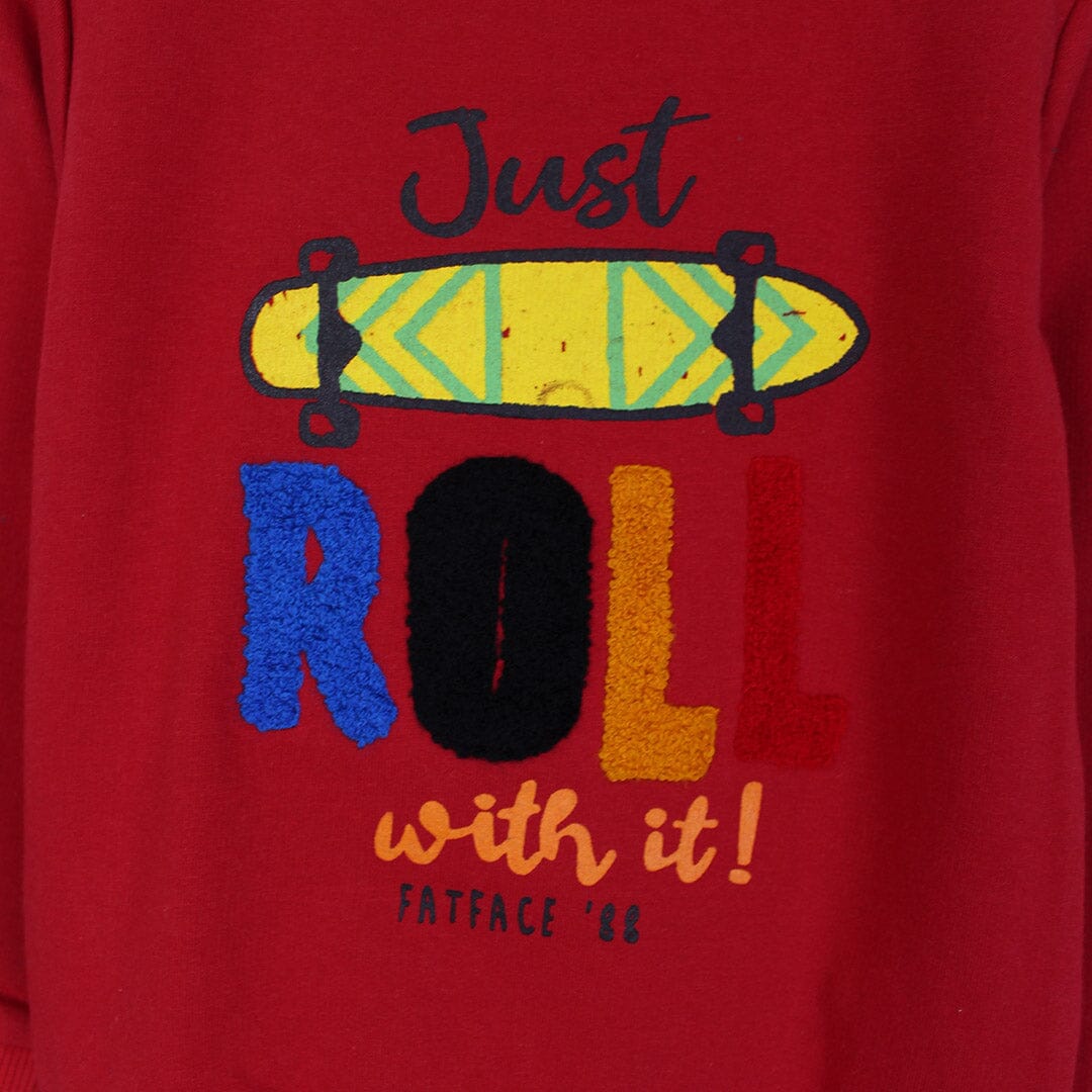 Attractive Red Themed Sweat Shirt For Boys Sweatshirt Iluvlittlepeople 