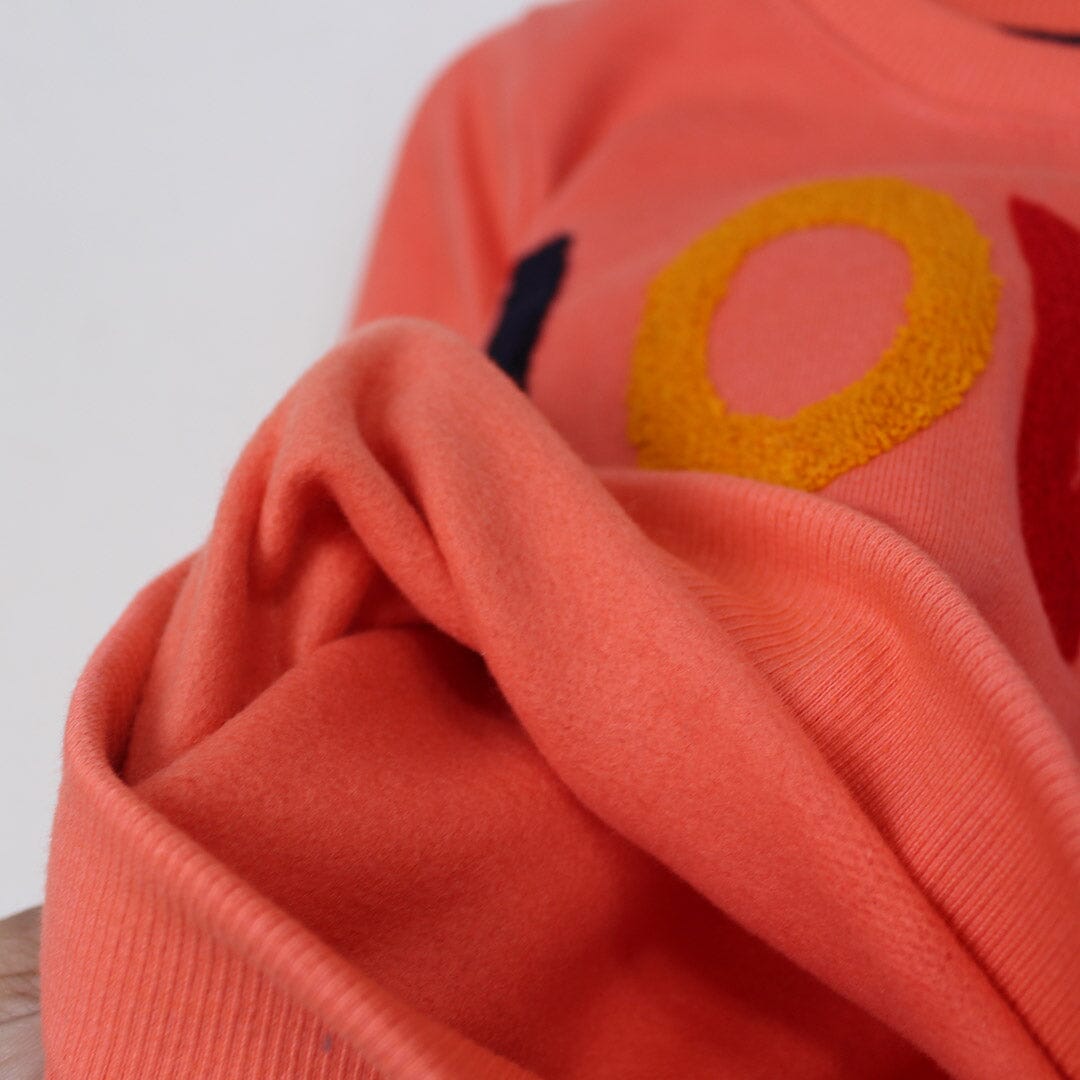 Cute Little Girl Peach Themed Sweat Shirt Sweatshirt Iluvlittlepeople 