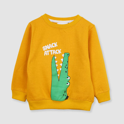 Attractive Yellow Themed Sweat Shirt For Kids Sweatshirt Iluvlittlepeople 6-9 Months Yellow Winter