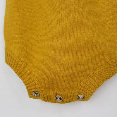 Dashing Yellow Winter Romper For Girls Romper Iluvlittlepeople 