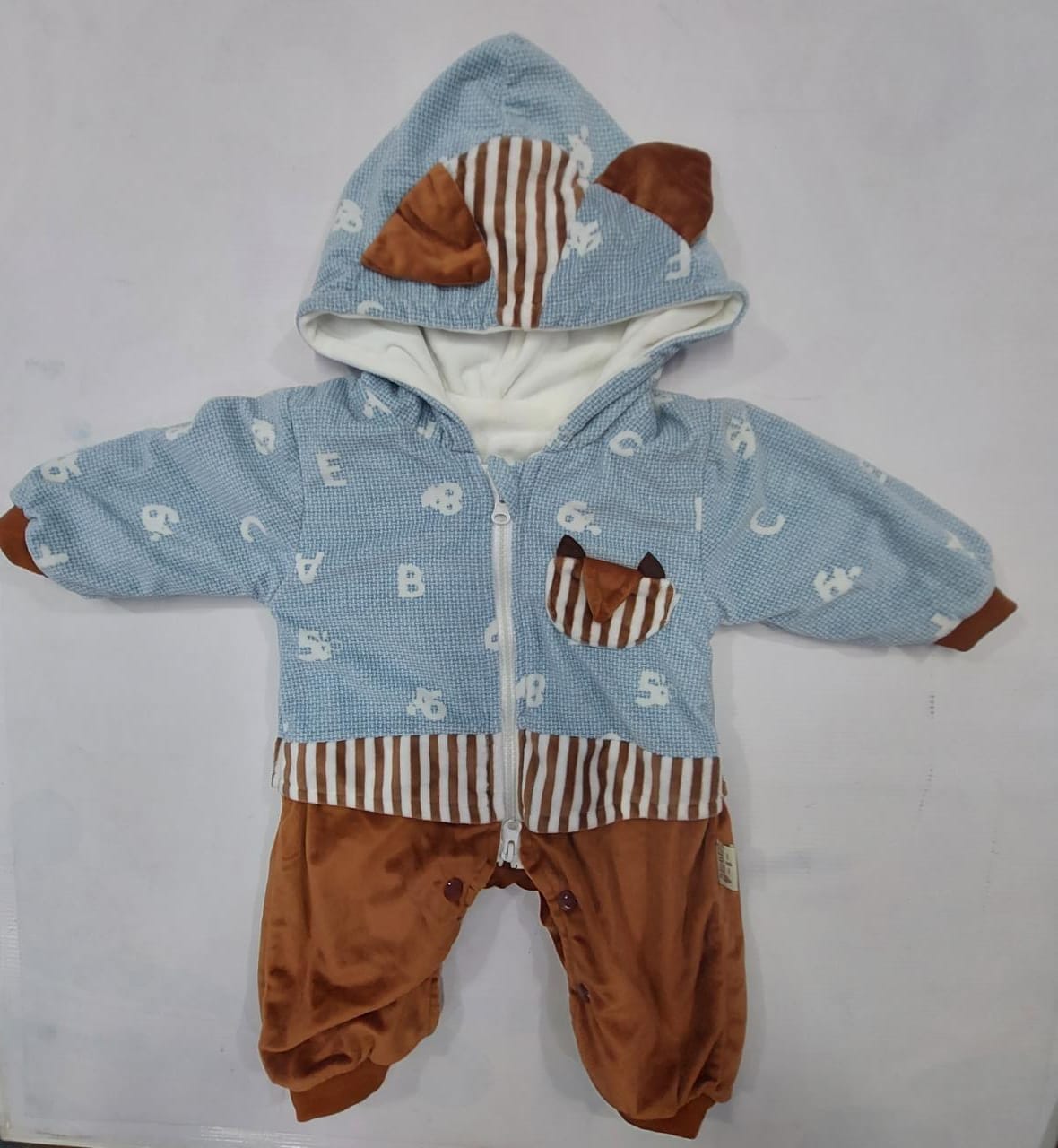 Attractive Blue Themed Winter Kids Romper Romper Iluvlittlepeople 