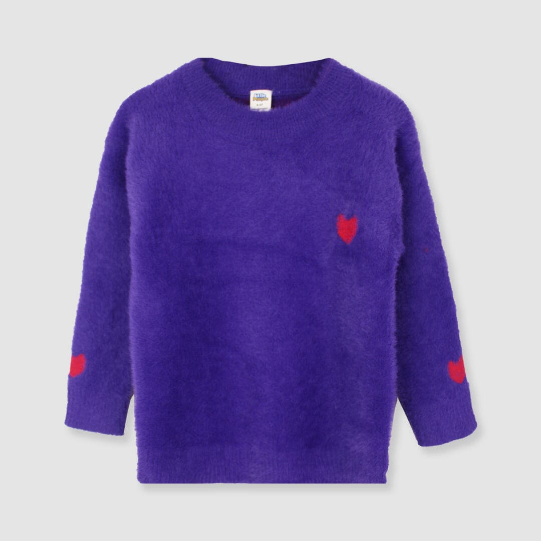 Attractive Purple Themed Girls Sweater Sweater Iluvlittlepeople 2 Years Purple Winter