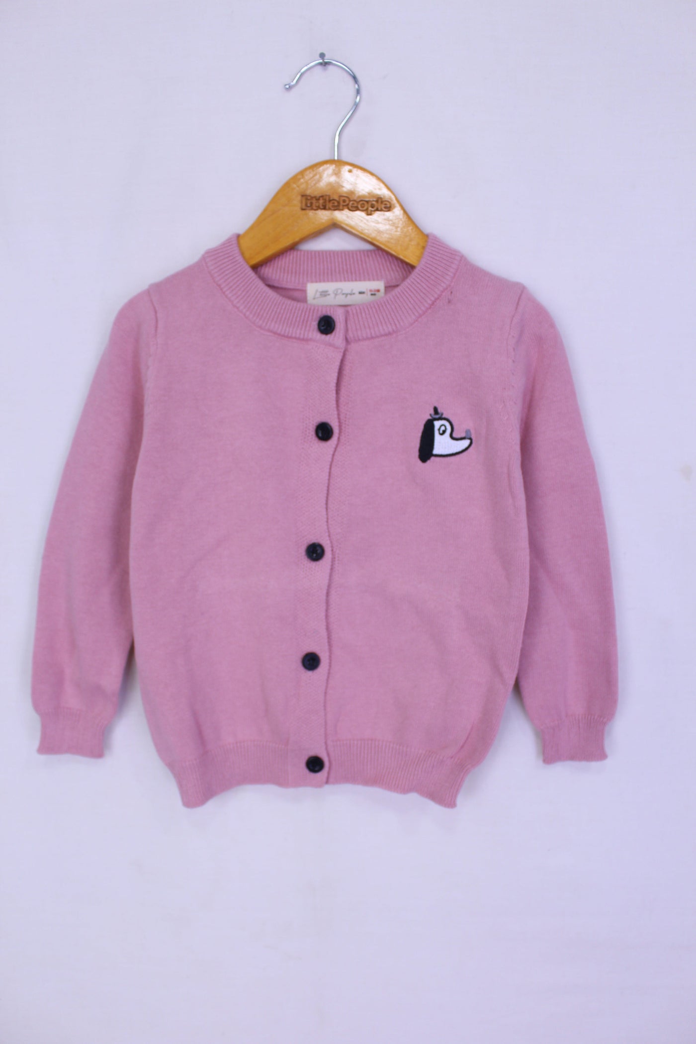 Cozy Baby Pink Themed Sweater For Girls Sweater Iluvlittlepeople 18-24 Months Pink Winter