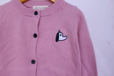 Cozy Baby Pink Themed Sweater For Girls Sweater Iluvlittlepeople 