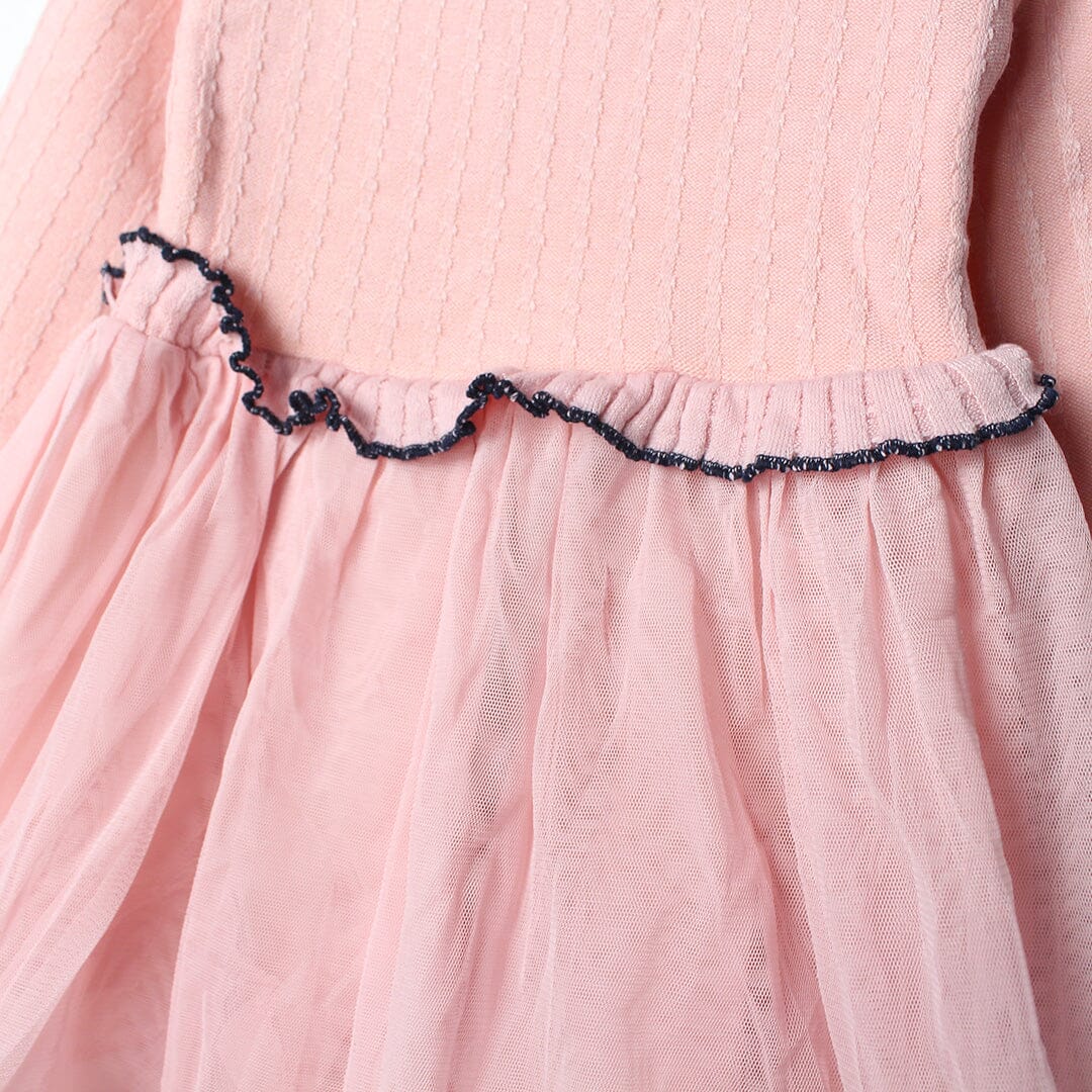 Cozy Pink Themed Cute Princess Frock Frock Iluvlittlepeople 