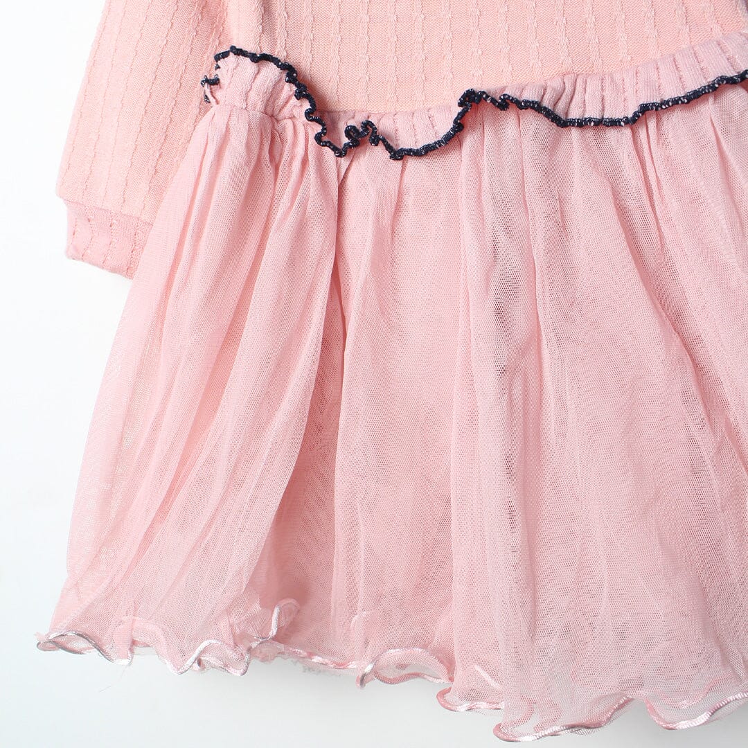 Cozy Pink Themed Cute Princess Frock Frock Iluvlittlepeople 