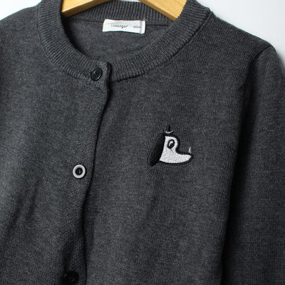 Cozy Grey Themed Kids Sweater Sweater Iluvlittlepeople 