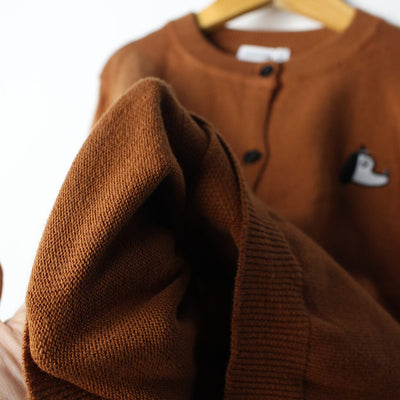 Cozy Comfort Brown Themed Sweater For Boys Sweater Iluvlittlepeople 