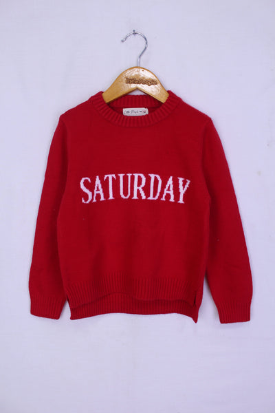 Cozy Comfort Red Themed Sweater For Boys Sweater Iluvlittlepeople 