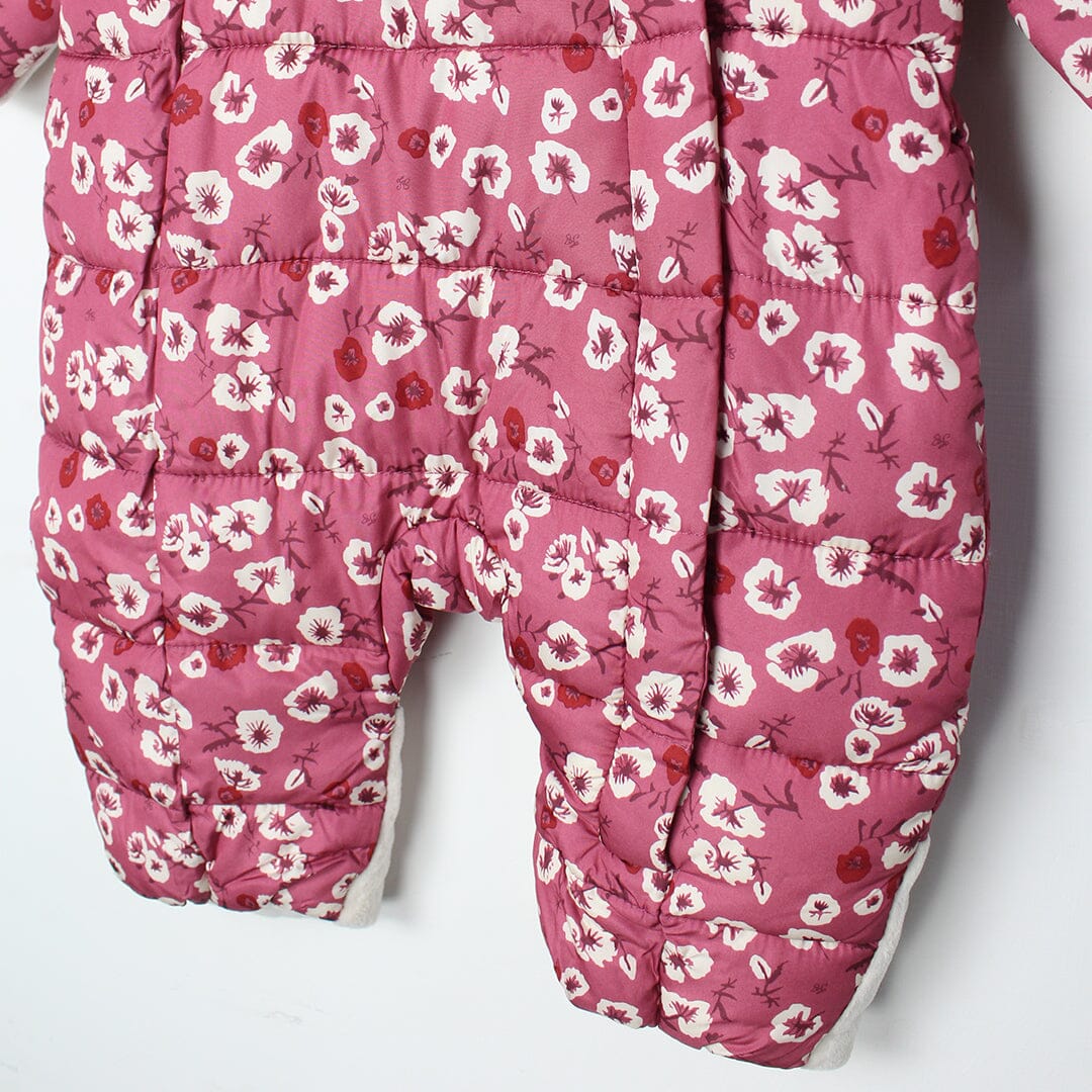 Attractive Pink Themed Winter Girl Romper Romper Iluvlittlepeople 