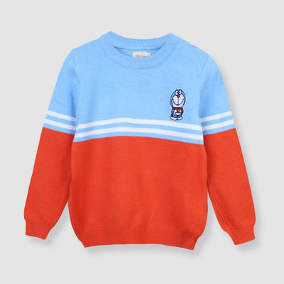 Cozy Comfort Orange Themed Sweater For Boys Sweater Iluvlittlepeople 12-18 Months Orange Winter