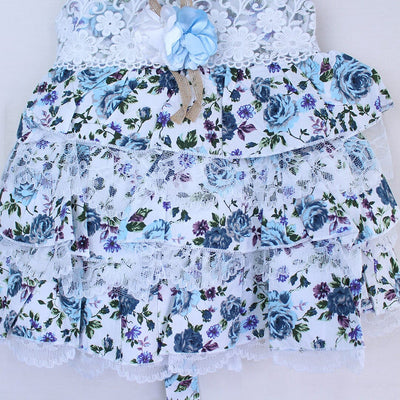 Delighted Off-White Little Girl Frock Set Frock Iluvlittlepeople 