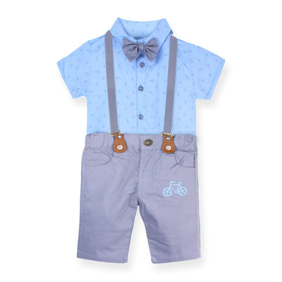 Decent Little People Boys Formal Suit Formal Suit Iluvlittlepeople 9-12 Months Summer Blue