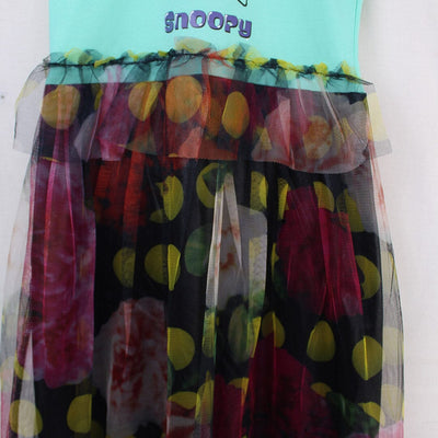 Modern Aqua Themed Girls Frock Set Frock Iluvlittlepeople 