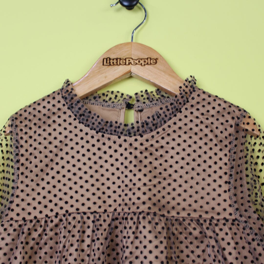 Delighted Brown Little Girl Frock Frock Iluvlittlepeople 