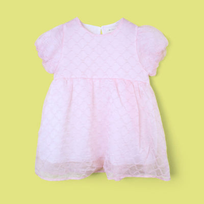 Delighted Pink Little Girl Frock Frock Iluvlittlepeople 6-9 Months Pink Summer