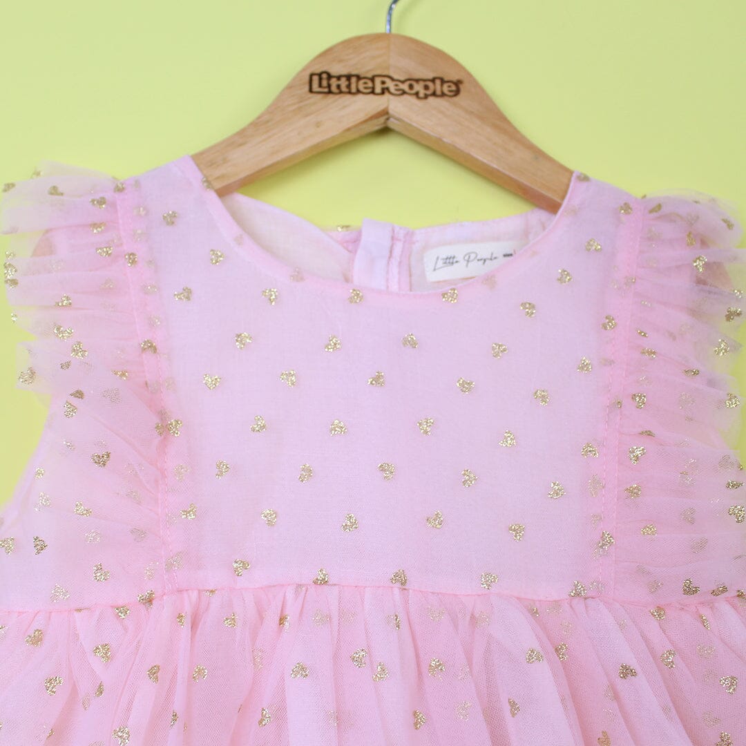 Delighted Pink Little Girl Frock Frock Iluvlittlepeople 