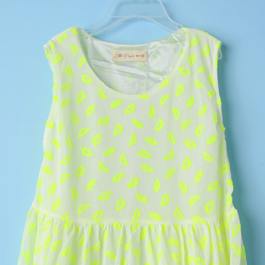 Stylish Green Themed Girls Frock Set Frock Iluvlittlepeople 
