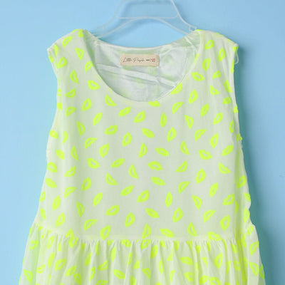 Stylish Green Themed Girls Frock Set Frock Iluvlittlepeople 
