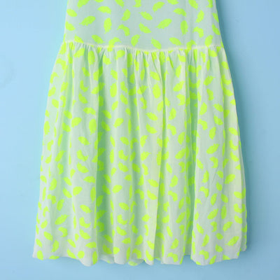 Stylish Green Themed Girls Frock Set Frock Iluvlittlepeople 
