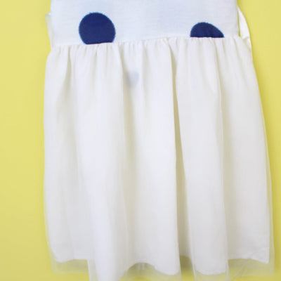 Delighted White Little Girl Frock Frock Iluvlittlepeople 