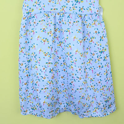 Delighted Blue Little Girl Frock Frock Iluvlittlepeople 