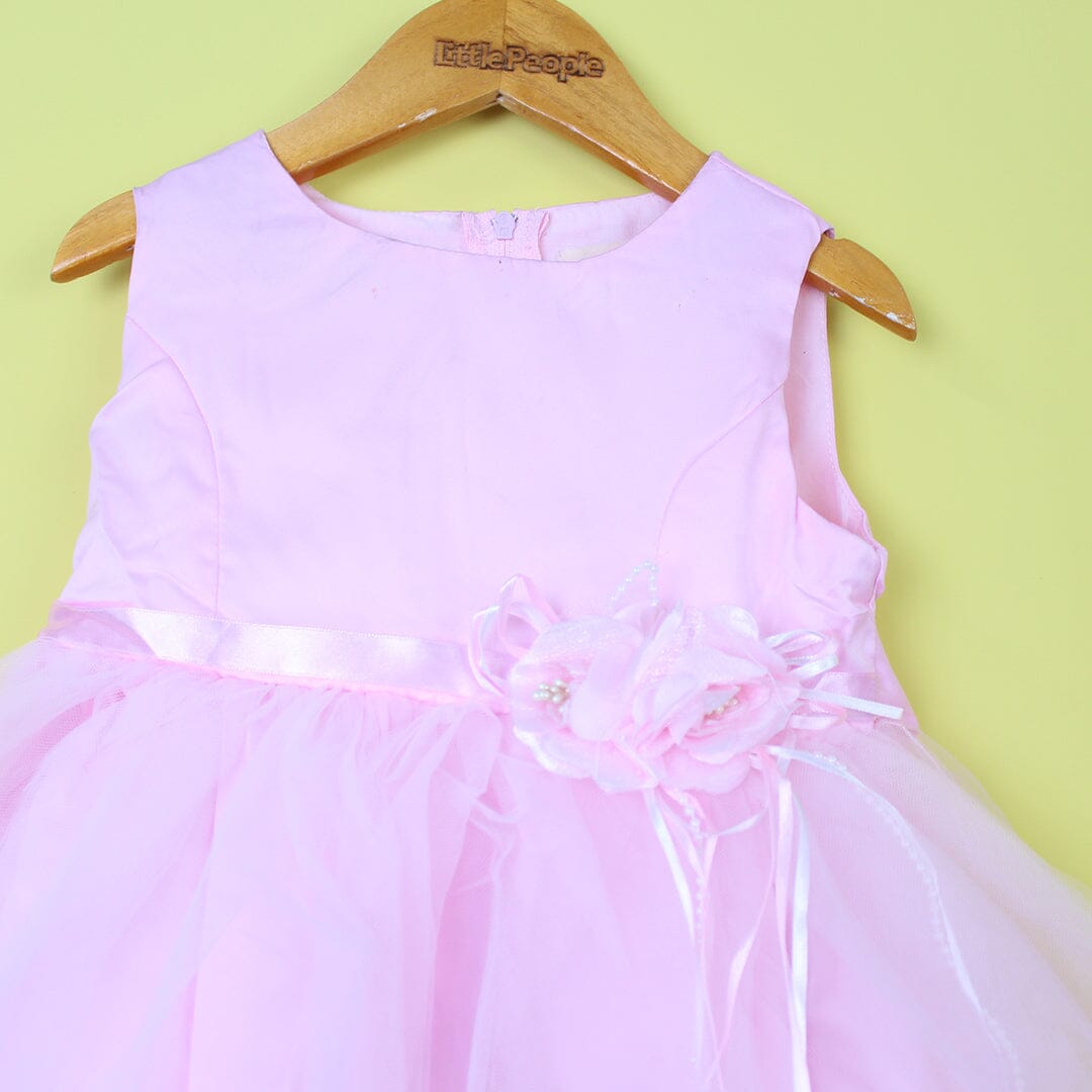 Delighted Pink Little Girl Frock Frock Iluvlittlepeople 