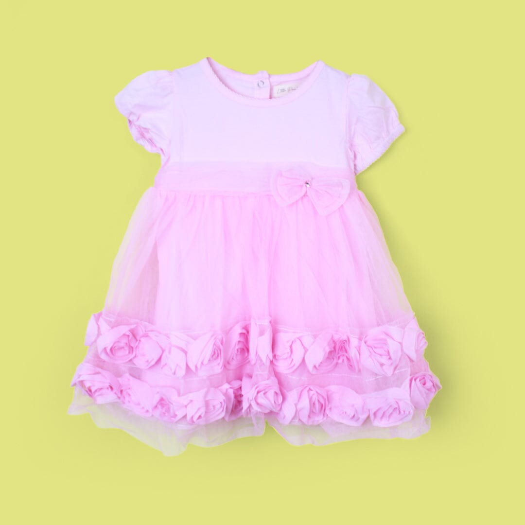 Delighted Pink Little Girl Frock Frock Iluvlittlepeople 3-6 Months Pink Summer