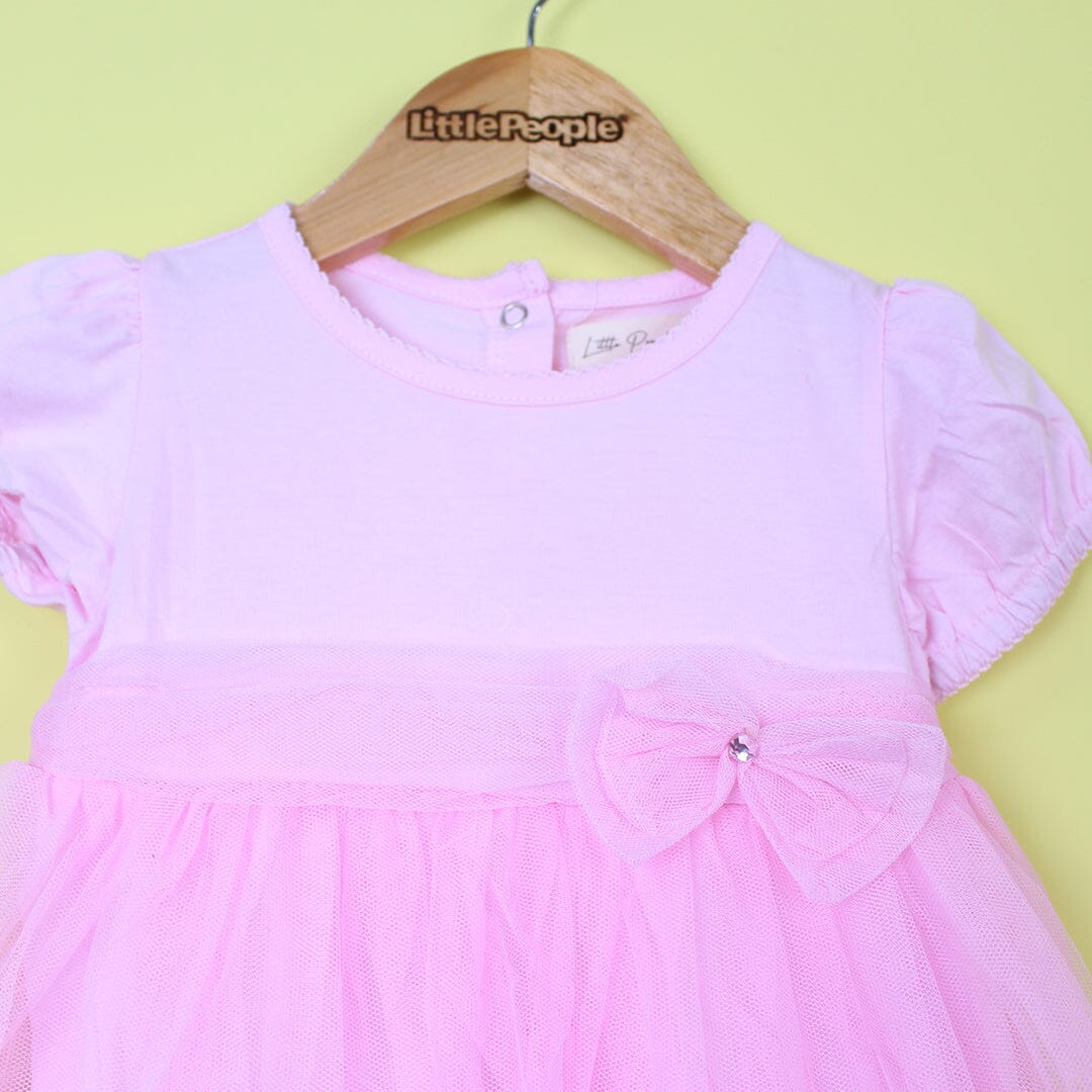 Delighted Pink Little Girl Frock Frock Iluvlittlepeople 