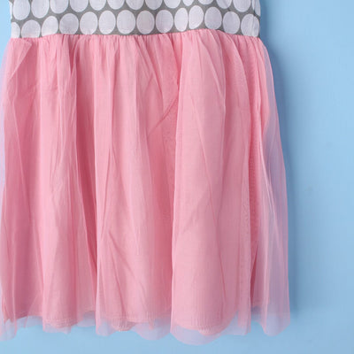 Sweet Pink Themed Girls Frock Set Frock Iluvlittlepeople 