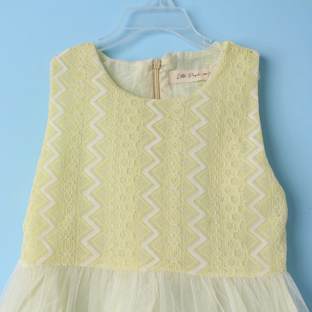 Fantastic Yellow Themed Girls Frock Set Frock Iluvlittlepeople 