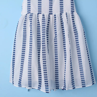Inspired Blue Themed Girls Frock Set Frock Iluvlittlepeople 