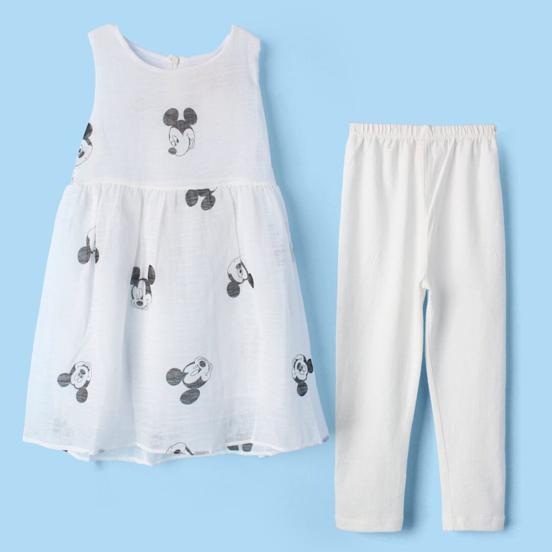 Refined White Themed Girls Frock Set Frock Iluvlittlepeople 2-3 Years White Summer