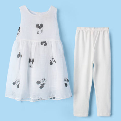Refined White Themed Girls Frock Set Frock Iluvlittlepeople 2-3 Years White Summer