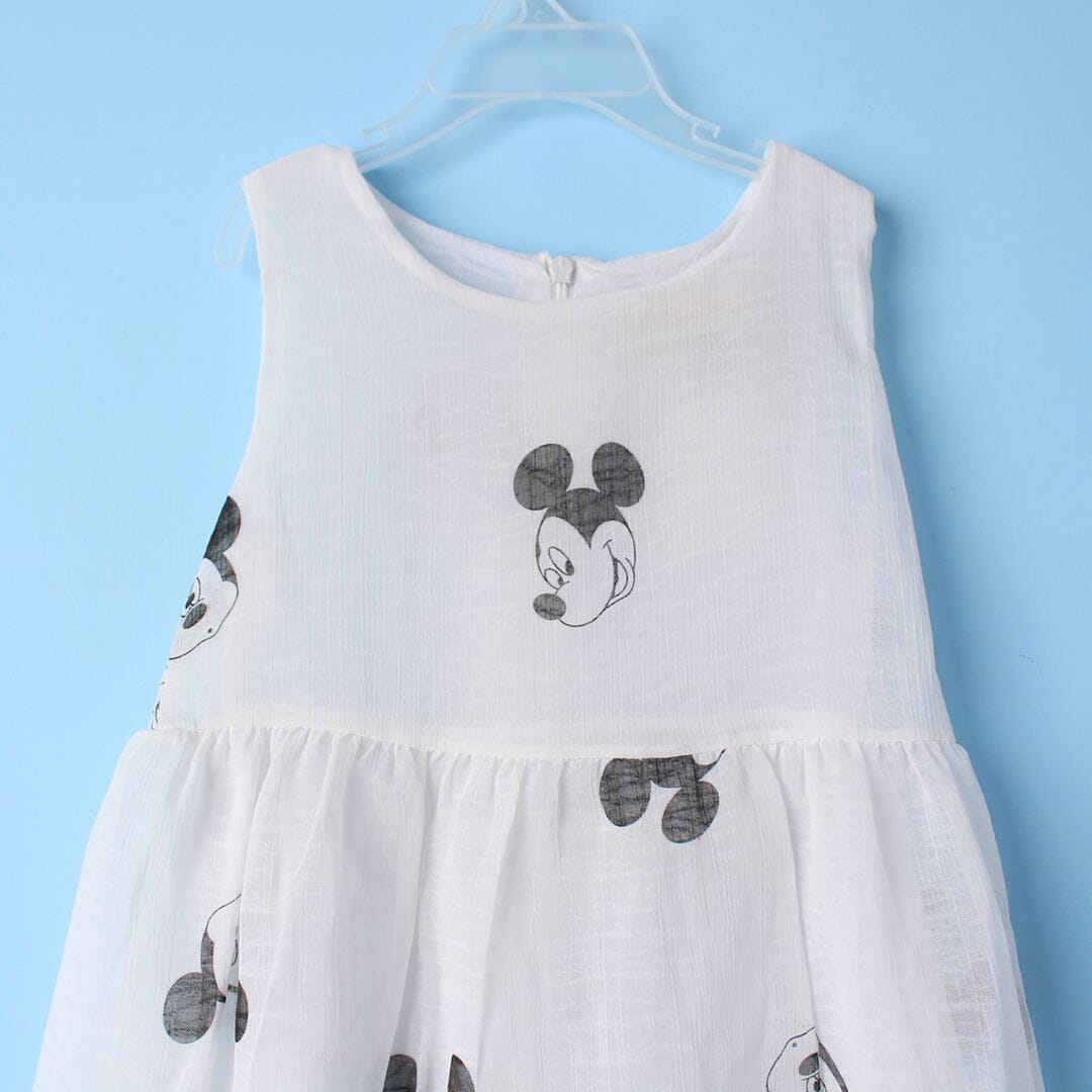 Refined White Themed Girls Frock Set Frock Iluvlittlepeople 