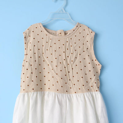 Polished White Themed Girls Frock Set Frock Iluvlittlepeople 